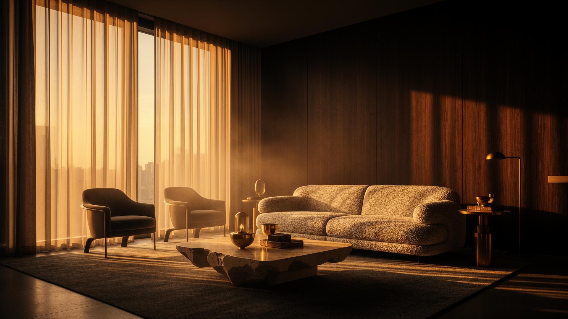 Luxury interior rendered by KV Services AI